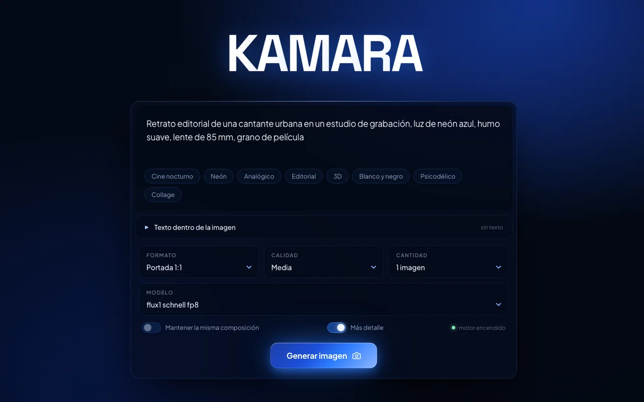 Captura de KAMARA